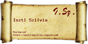 Isztl Szilvia névjegykártya